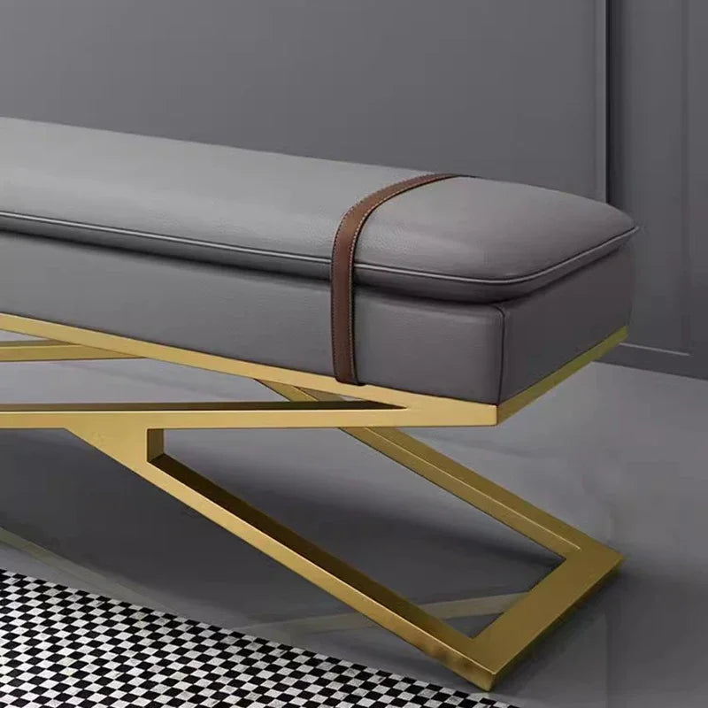 Luxury Nordic Bench – Elegant Makeup Stool & Entryway Seating