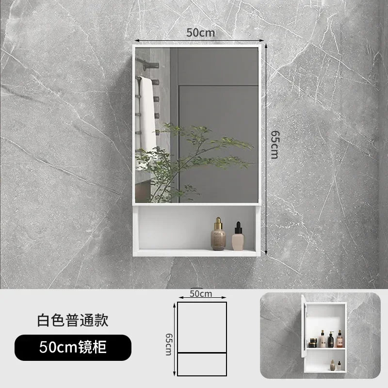 LED Bathroom Mirror Cabinet – Wall-Mounted Vanity with Storage