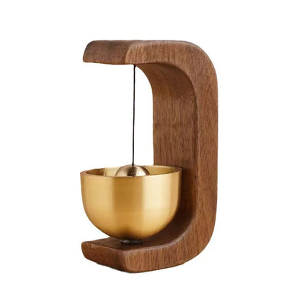 Brass Doorbell Wind Chime – Japanese Wall Art & Home Decor Gift