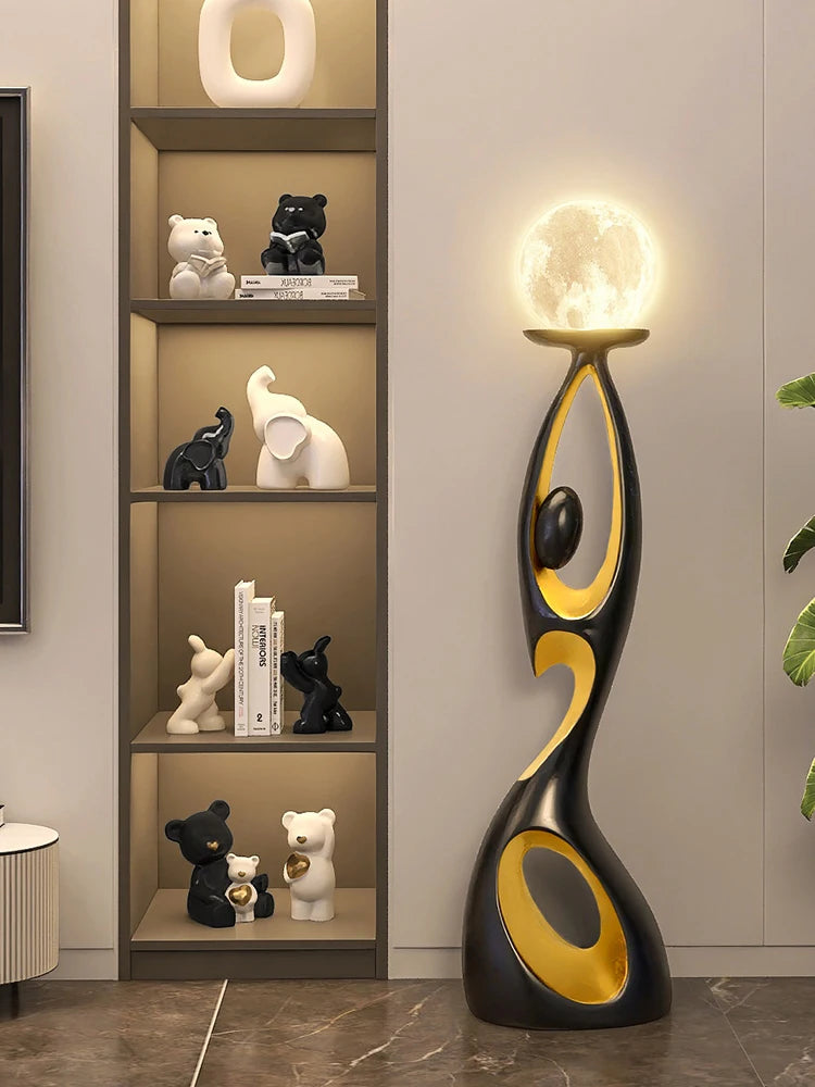 Light Luxury Abstract Resin Sculpture – Home & Housewarming Decor