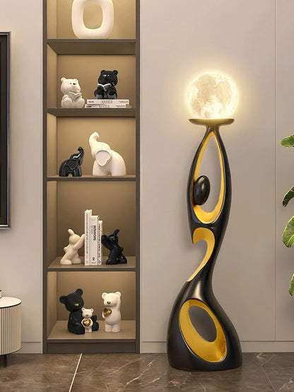 Light Luxury Abstract Resin Sculpture – Home & Housewarming Decor