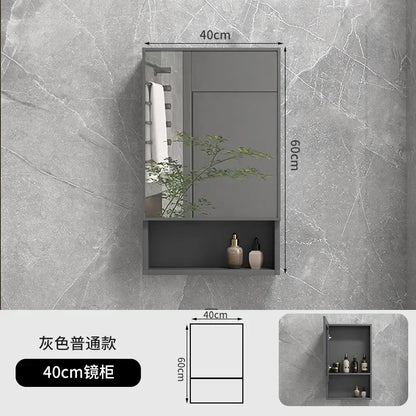 LED Bathroom Mirror Cabinet – Wall-Mounted Vanity with Storage