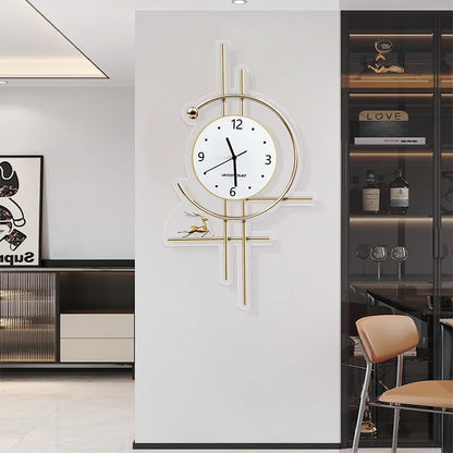 Xenomorph Metal Wall Clock – Creative Decor for Bathroom or Living Room