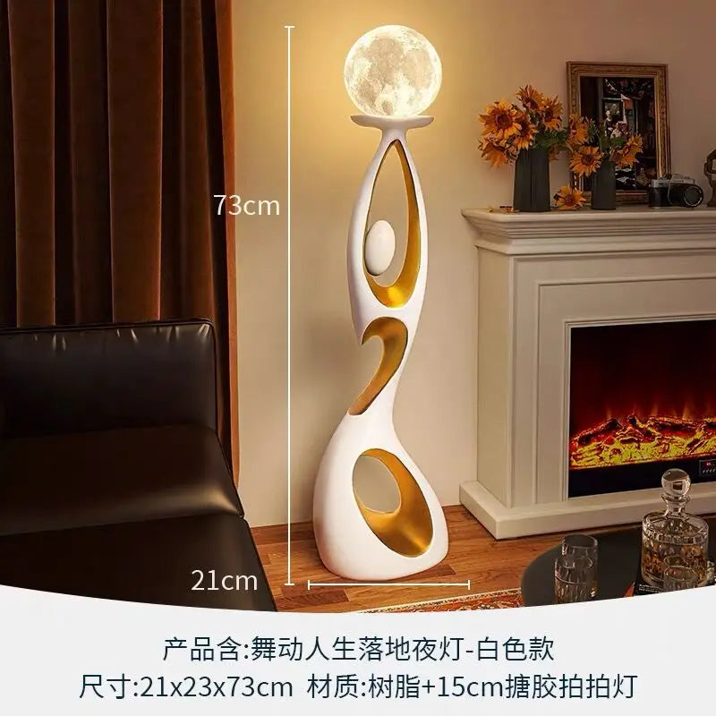 Light Luxury Abstract Resin Sculpture – Home & Housewarming Decor