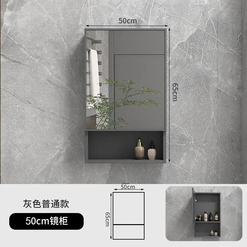 LED Bathroom Mirror Cabinet – Wall-Mounted Vanity with Storage