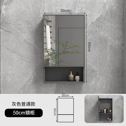 LED Bathroom Mirror Cabinet – Wall-Mounted Vanity with Storage