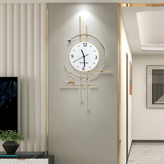 Xenomorph Metal Wall Clock – Creative Decor for Bathroom or Living Room