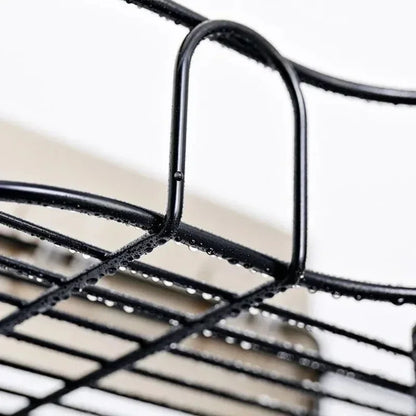 Wall Mounted Bathroom Corner Shelf – Iron Shower Storage Rack & Organizer