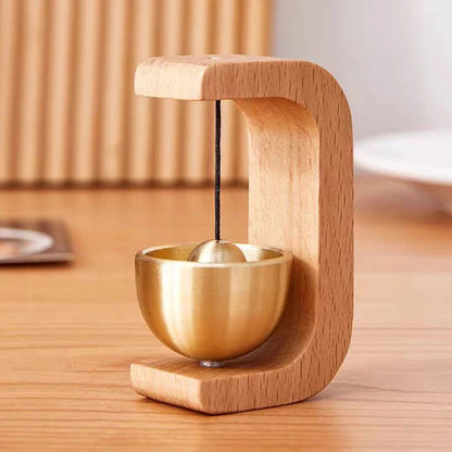 Brass Doorbell Wind Chime – Japanese Wall Art & Home Decor Gift