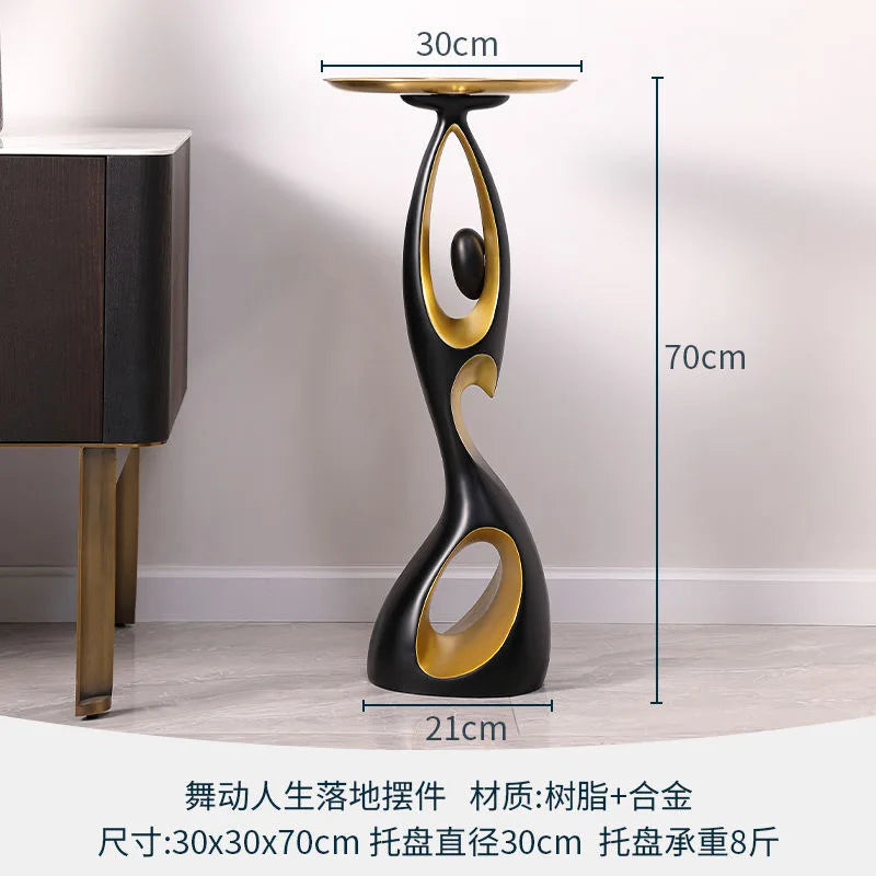 Light Luxury Abstract Resin Sculpture – Home & Housewarming Decor