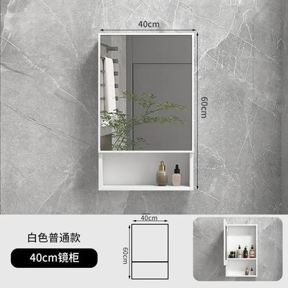 LED Bathroom Mirror Cabinet – Wall-Mounted Vanity with Storage