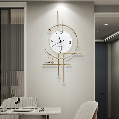 Xenomorph Metal Wall Clock – Creative Decor for Bathroom or Living Room