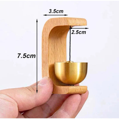 Brass Doorbell Wind Chime – Japanese Wall Art & Home Decor Gift
