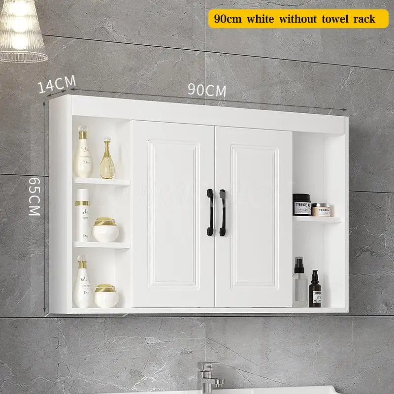 Over-Toilet Wooden Bathroom Cabinet – Space-Saving Storage & Shelves