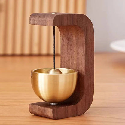 Brass Doorbell Wind Chime – Japanese Wall Art & Home Decor Gift